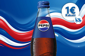 Pepsi Cola und Pepsi Zero Rabattaktion 1 Euro - KW 20 und 21 in 2026